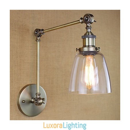 Designer Touch Decorative Retro Vintage Exclusive Hotel Lobby Bedroom Bedside RACK Antique Bronze Wall Sconce