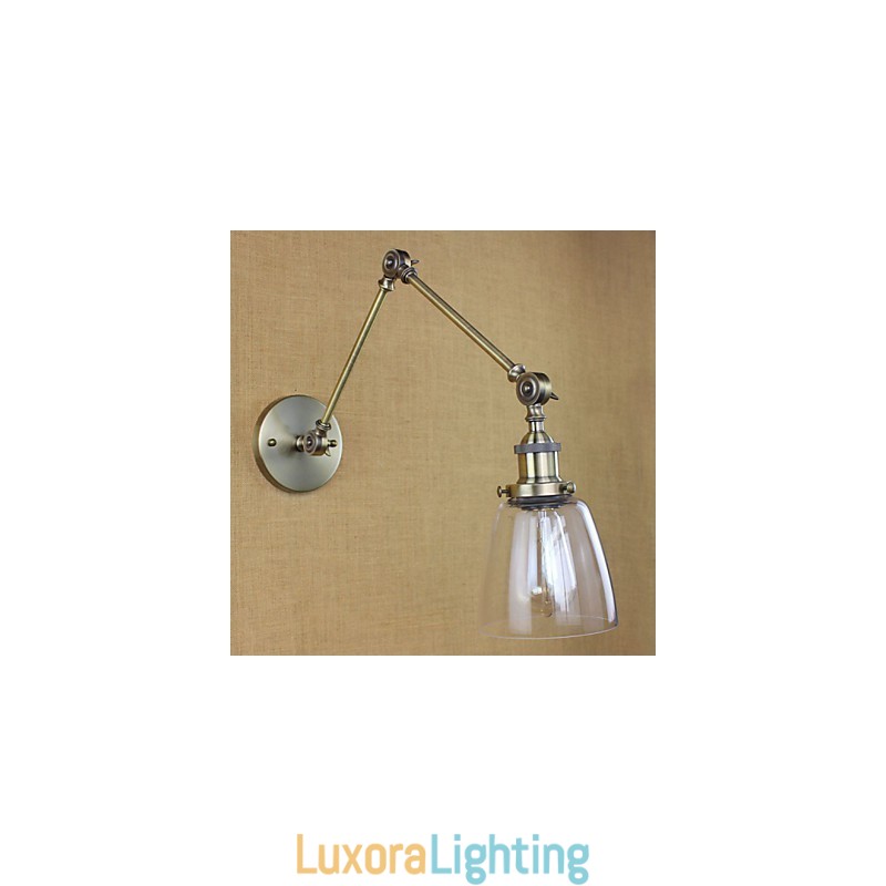 Designer Touch Decorative Retro Vintage Exclusive Hotel Lobby Bedroom Bedside RACK Antique Bronze Wall Sconce