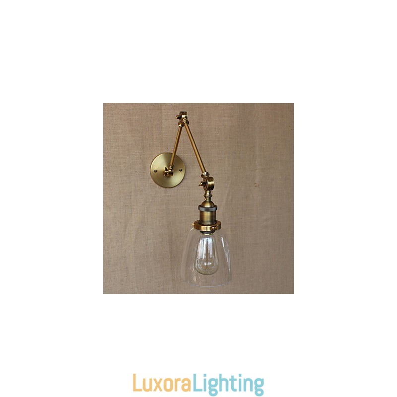 Designer Touch Decorative Retro Vintage Exclusive Hotel Lobby Bedroom Bedside RACK Antique Bronze Wall Sconce