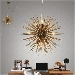 Designer Touch Decorative Retro Imitation Copper Creative line 10 Lights Chandelier