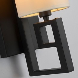 Designer Touch Decorative Modern American Style Antique Lamp Living Room Bedroom Hotel Rooms White Cloth Wall Lamp