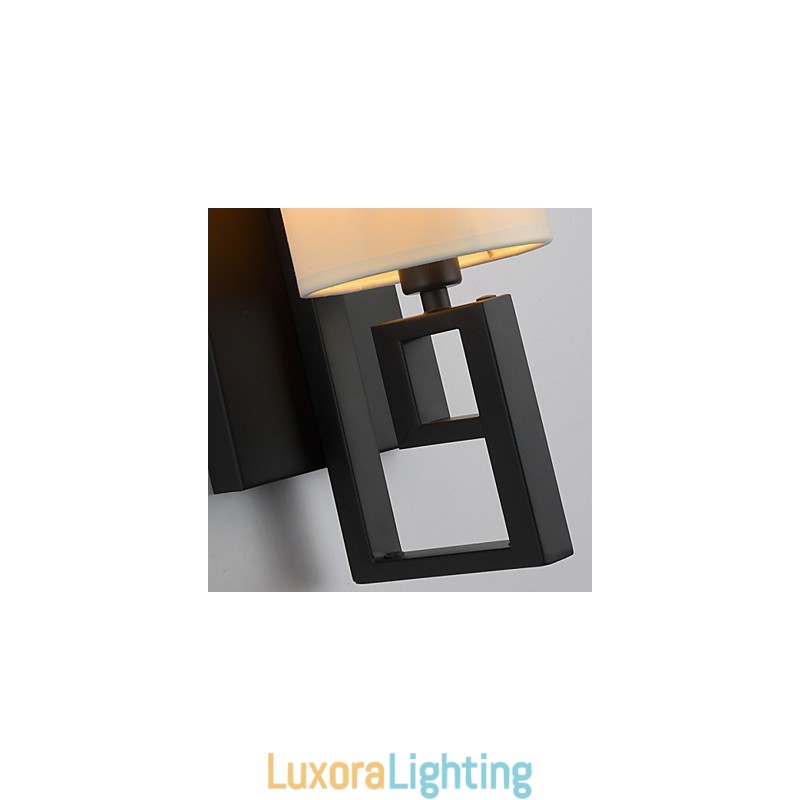 Designer Touch Decorative Modern American Style Antique Lamp Living Room Bedroom Hotel Rooms White Cloth Wall Lamp