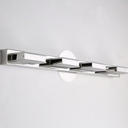 Designer Touch Decorative Square Mirror Lamp Stainless Steel And Acrylic