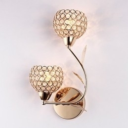 Designer Touch Decorative Wall Sconces Reading Wall Lights Crystal Mini Style Modern Contemporary Metal