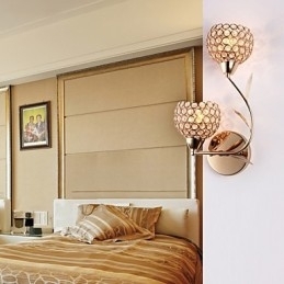 Designer Touch Decorative Wall Sconces Reading Wall Lights Crystal Mini Style Modern Contemporary Metal