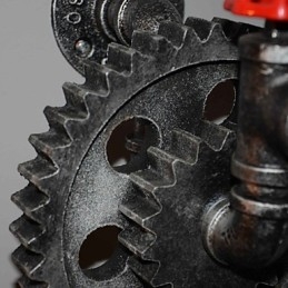 Designer Touch Decorative Creative Iron Bar Restaurant Bar Aisle Wall Lamp Wall Lamp Loft Industrial Gear Personality To Do The Old Water Pipes