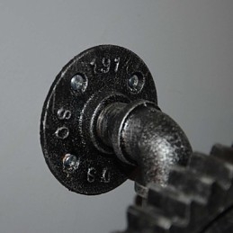 Designer Touch Decorative Creative Iron Bar Restaurant Bar Aisle Wall Lamp Wall Lamp Loft Industrial Gear Personality To Do The Old Water Pipes