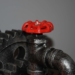 Designer Touch Decorative Creative Iron Bar Restaurant Bar Aisle Wall Lamp Wall Lamp Loft Industrial Gear Personality To Do The Old Water Pipes