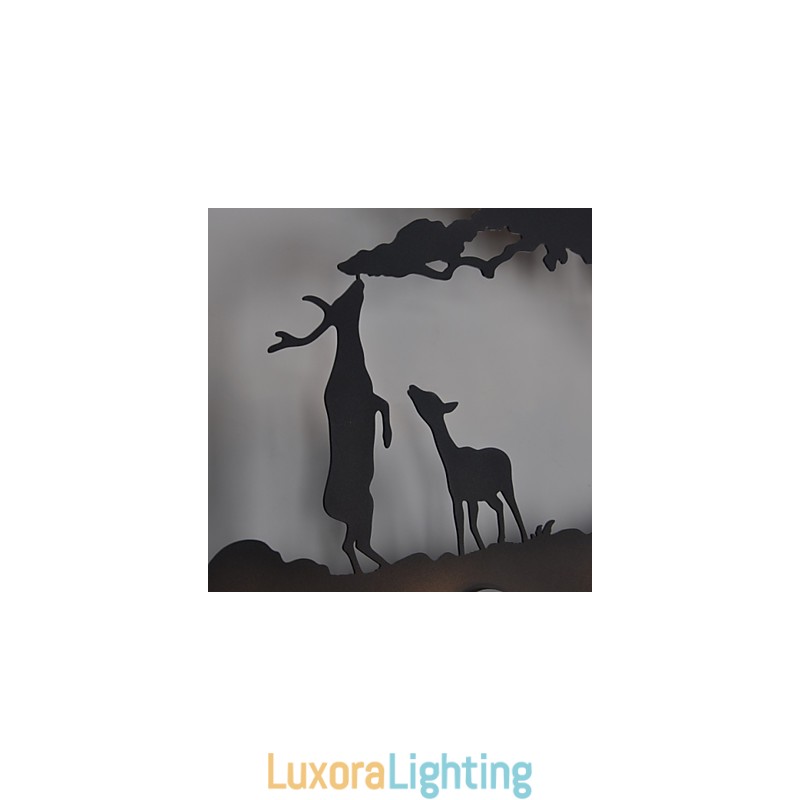 Designer Touch Decorative 4 Lights American Village Pastoral LOFT Style Bedroom Aisle Iron Retro Wall Lamps