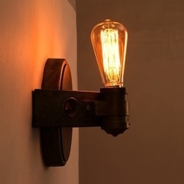 Designer Touch Decorative American Creative Restoring Ancient Ways Wrought Iron Full Moon Machetes Wall Lamp Lights