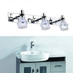 Designer Touch Decorative New Arrived Wash Wall Lighting Single Color White Lamp For Mirror Front Hardware Metal Plate Bathroom Wall Light