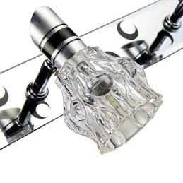 Designer Touch Decorative New Arrived Wash Wall Lighting Single Color White Lamp For Mirror Front Hardware Metal Plate Bathroom Wall Light