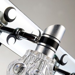 Designer Touch Decorative New Arrived Wash Wall Lighting Single Color White Lamp For Mirror Front Hardware Metal Plate Bathroom Wall Light