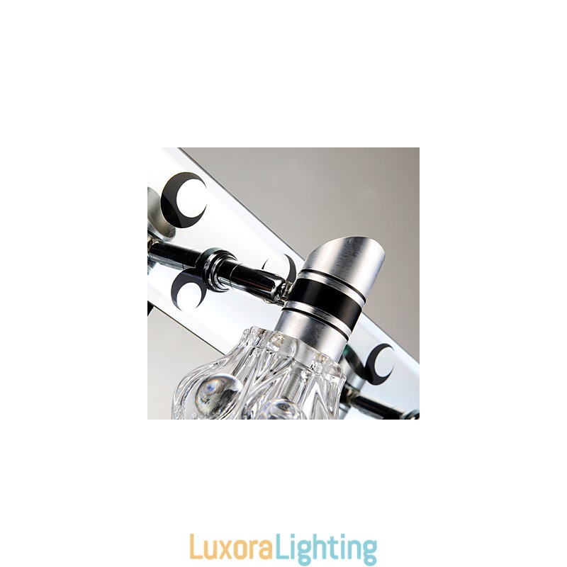 Designer Touch Decorative New Arrived Wash Wall Lighting Single Color White Lamp For Mirror Front Hardware Metal Plate Bathroom Wall Light