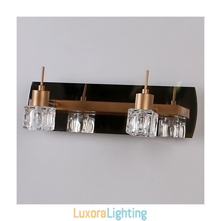 Designer Touch Decorative Crystal Bathroom Lighting Modern Contemporary G4 Metal
