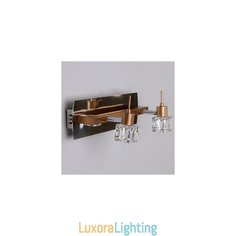 Designer Touch Decorative Crystal Bathroom Lighting Modern Contemporary G4 Metal