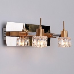Designer Touch Decorative Crystal Bathroom Lighting Modern Contemporary G4 Metal