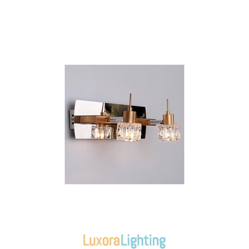 Designer Touch Decorative Crystal Bathroom Lighting Modern Contemporary G4 Metal