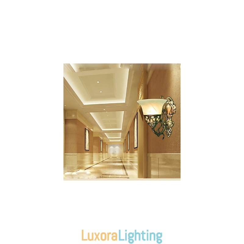 Designer Touch Decorative European Wall Lamps Metal Material Plating Bronze Lighting With Bedside Living Room Front Mirror Balcony Lamp