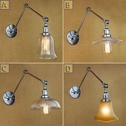 Designer Touch Decorative Wall Sconces Bathroom Lighting Outdoor Wall Lights Reading Wall Lights Modern Contemporary Glass