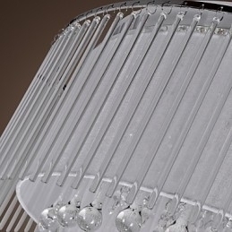 Designer Touch Decorative Modern Contemporary Crystal Electroplated Flush Mount