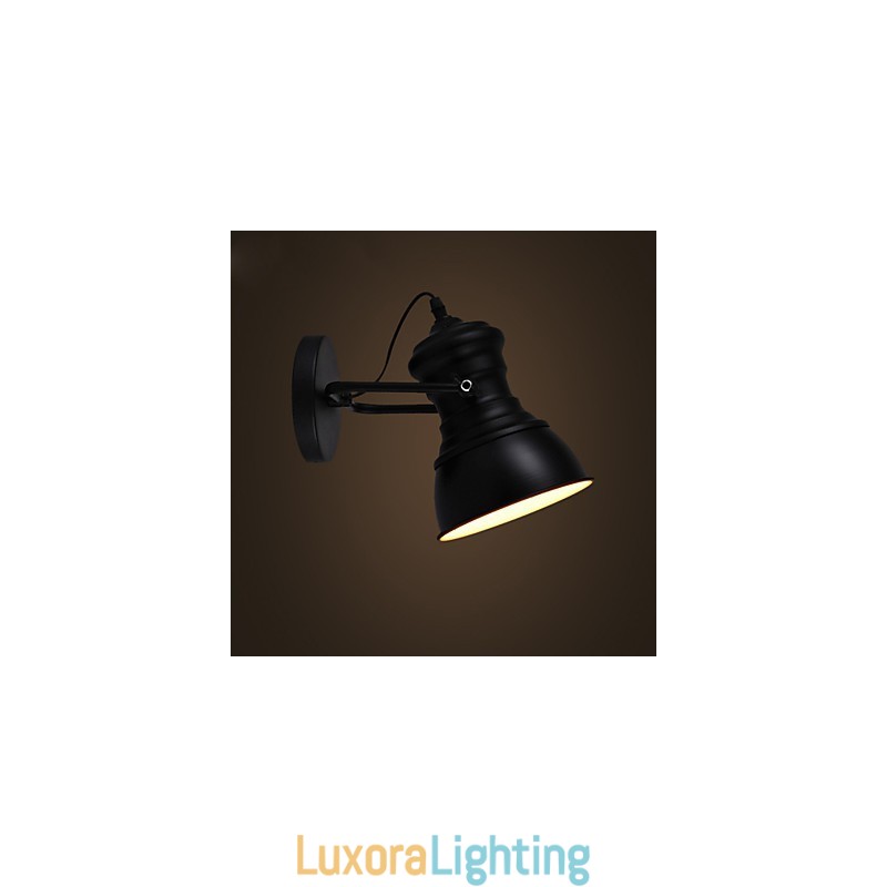 Designer Touch Decorative Art Deco Wall Sconces Lamp Industrial Iron Signboard Loft Wall Lamp