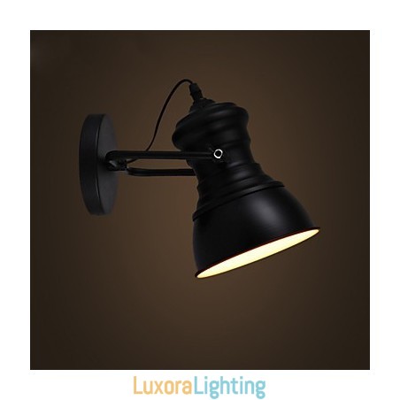 Designer Touch Decorative Art Deco Wall Sconces Lamp Industrial Iron Signboard Loft Wall Lamp