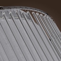 Designer Touch Decorative Modern Contemporary Crystal Electroplated Flush Mount