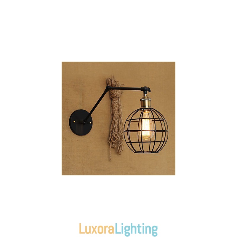 Designer Touch Decorative Wall Sconces Swing Lights Reading Wall Lights Mini Style Rustic Lodge Metal