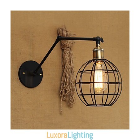 Designer Touch Decorative Wall Sconces Swing Lights Reading Wall Lights Mini Style Rustic Lodge Metal