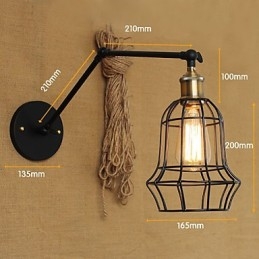 Designer Touch Decorative Wall Sconces Swing Lights Reading Wall Lights Mini Style Rustic Lodge Metal