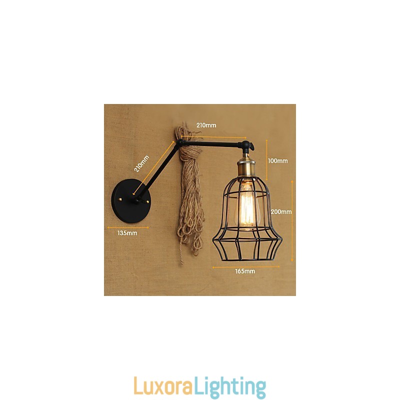 Designer Touch Decorative Wall Sconces Swing Lights Reading Wall Lights Mini Style Rustic Lodge Metal