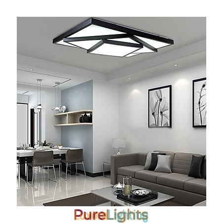 Designer Touch Decorative Square Flush Mount Modern Contemporary Ceiling light
