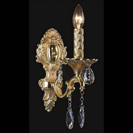 Designer Touch Decorative Luxuriant Crystal Wall Light in Candle Featured Bulb