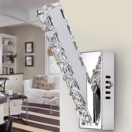 Designer Touch Decorative Crystal Wall Sconces Modern Contemporary Metal