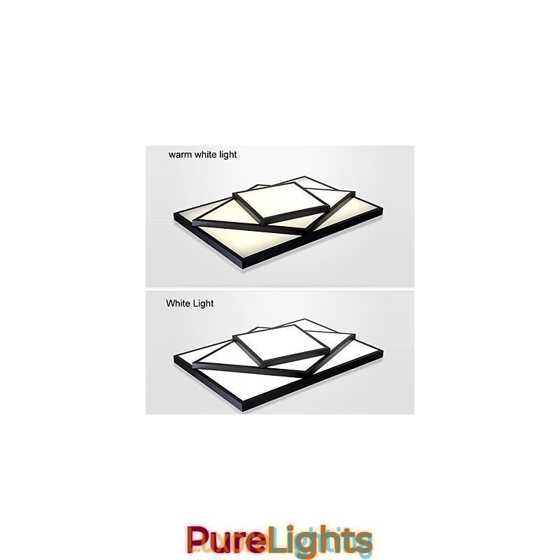 Designer Touch Decorative Square Flush Mount Modern Contemporary Ceiling light