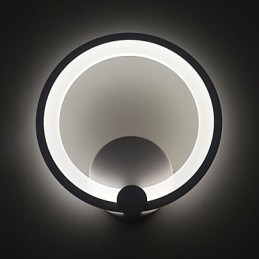 Designer Touch Decorative Wall Sconces Modern Dia. 27CM Ring Contemporary Metal Acrylic 90 240V