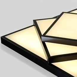Designer Touch Decorative Square Flush Mount Modern Contemporary Ceiling light