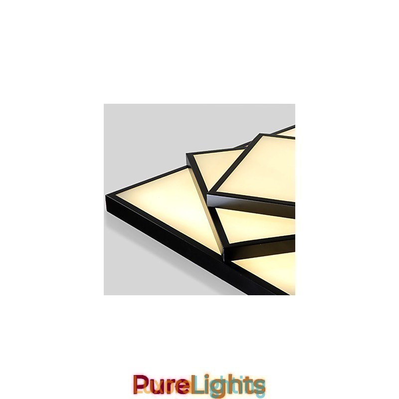 Designer Touch Decorative Square Flush Mount Modern Contemporary Ceiling light