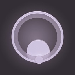 Designer Touch Decorative Wall Sconces Modern Dia. 27CM Ring Contemporary Metal Acrylic 90 240V