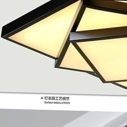 Designer Touch Decorative Square Flush Mount Modern Contemporary Ceiling light