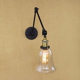 Designer Touch Decorative The Long Arm Of The Glass Wall Iron Industrial Creative Telescopic Bedroom Retro Nostalgic Restaurant Foldable Aisle