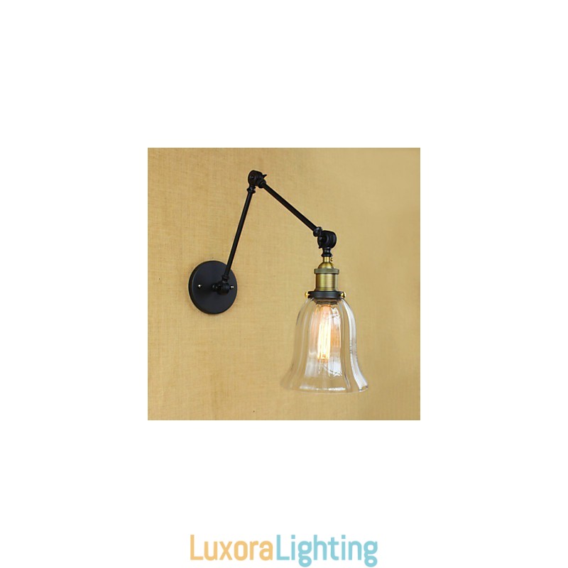 Designer Touch Decorative The Long Arm Of The Glass Wall Iron Industrial Creative Telescopic Bedroom Retro Nostalgic Restaurant Foldable Aisle