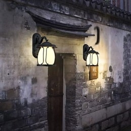 Designer Touch Decorative Outside Europe Type Restoring Ancient Ways Is Waterproof Creative American Wall Lamp Lights