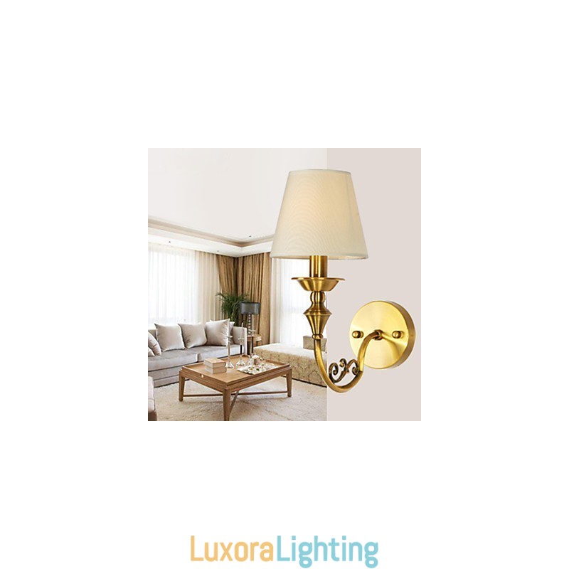 Designer Touch Decorative Classic Bedroom Wall Lamps Simple Metal Living Room Wall Sconce Bar Cafe Hallway Balcony Wall Lamp