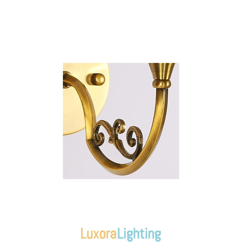 Designer Touch Decorative Classic Bedroom Wall Lamps Simple Metal Living Room Wall Sconce Bar Cafe Hallway Balcony Wall Lamp