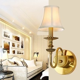 Designer Touch Decorative Classic Bedroom Wall Lamps Simple Metal Living Room Wall Sconce Bar Cafe Hallway Balcony Wall Lamp