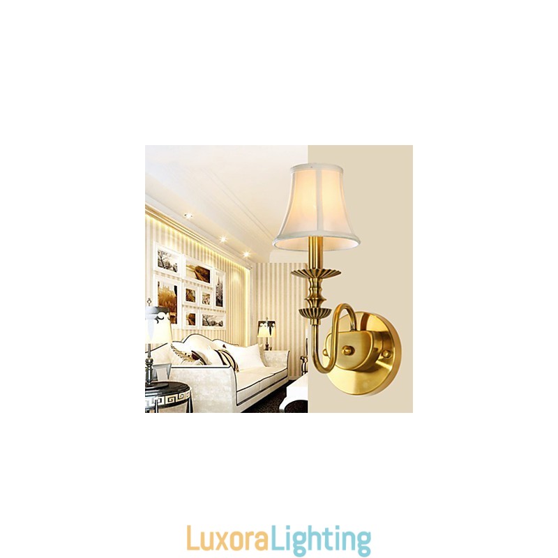 Designer Touch Decorative Classic Bedroom Wall Lamps Simple Metal Living Room Wall Sconce Bar Cafe Hallway Balcony Wall Lamp