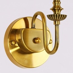 Designer Touch Decorative Classic Bedroom Wall Lamps Simple Metal Living Room Wall Sconce Bar Cafe Hallway Balcony Wall Lamp