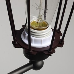 Designer Touch Decorative Loft American Country Iron Art Antique Wall Lamp Industry Lights